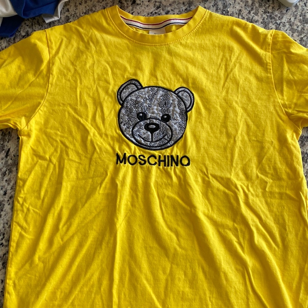MOSCHINO YELLOW BEAR SHIRT
